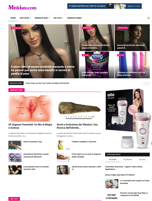 Il sito di minkiate sexy e news di mnkiate per eccellenza - minkiate.com